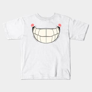 Super Wide Smile  - Face Mask Kids T-Shirt